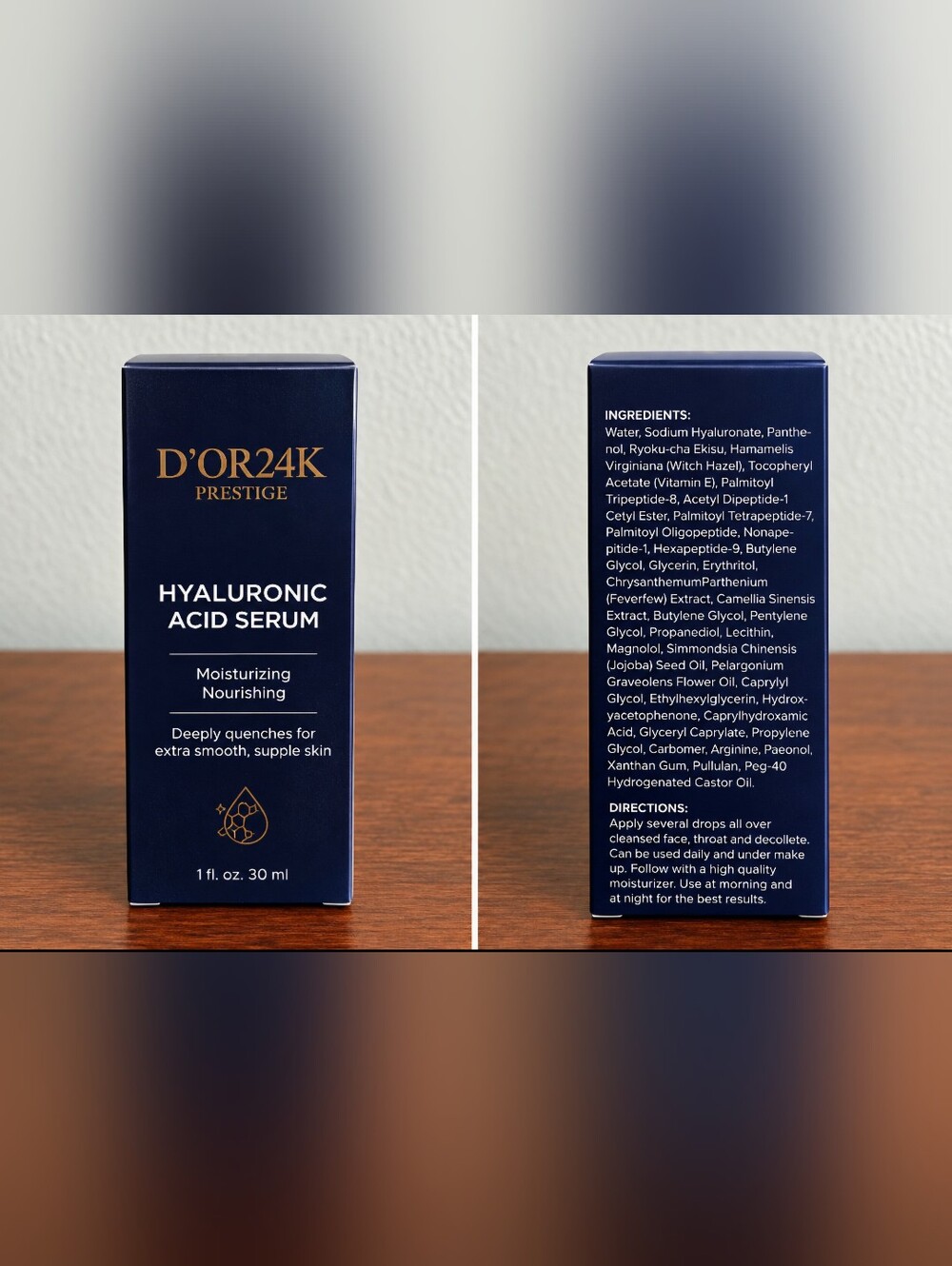 D’OR24K Prestige Hyaluronic Acid Serum Moisturizing 1 oz / 30 mL